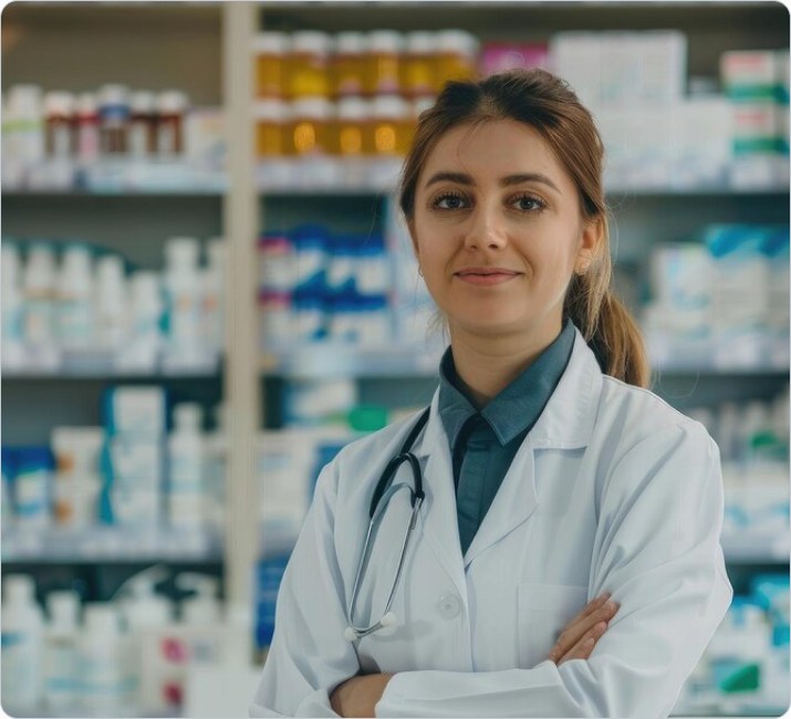 Premier pharmacist in the pharmacy